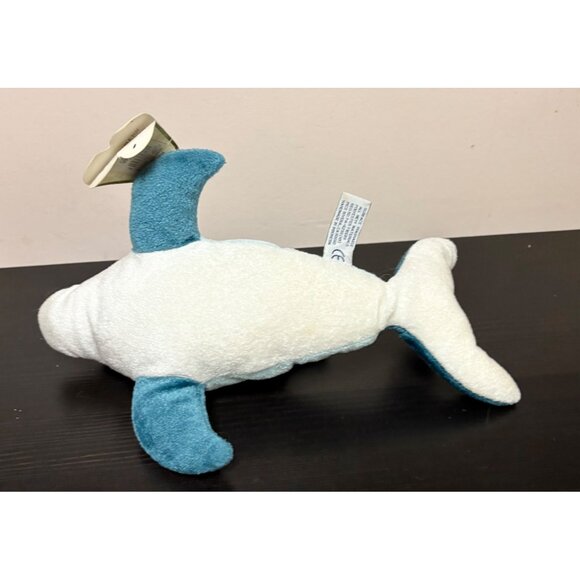 Aurora Blue Dolphin Plush Stuffed Animal Toy 12" Soft Polyester #50062 - Picture 3 of 5